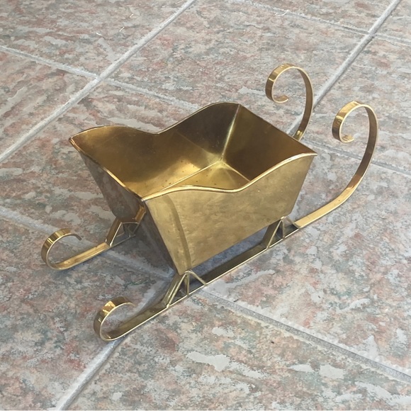 Vintage Brass Sleigh - Picture 9 of 9